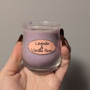 Lavender & Vanilla Bean Scented Candle